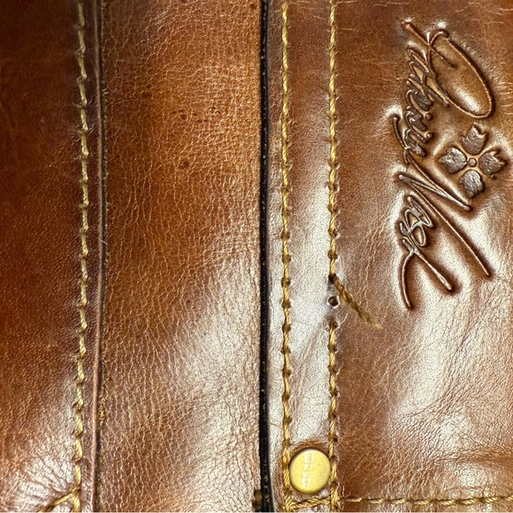 Patricia Nash Leather Luzille Convertible Backpack/ Crossbody. - Picture 5 of 11